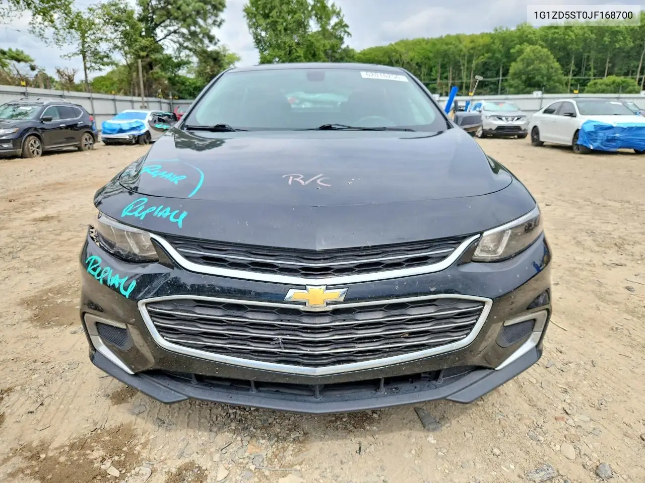 2018 Chevrolet Malibu Lt VIN: 1G1ZD5ST0JF168700 Lot: 62016256