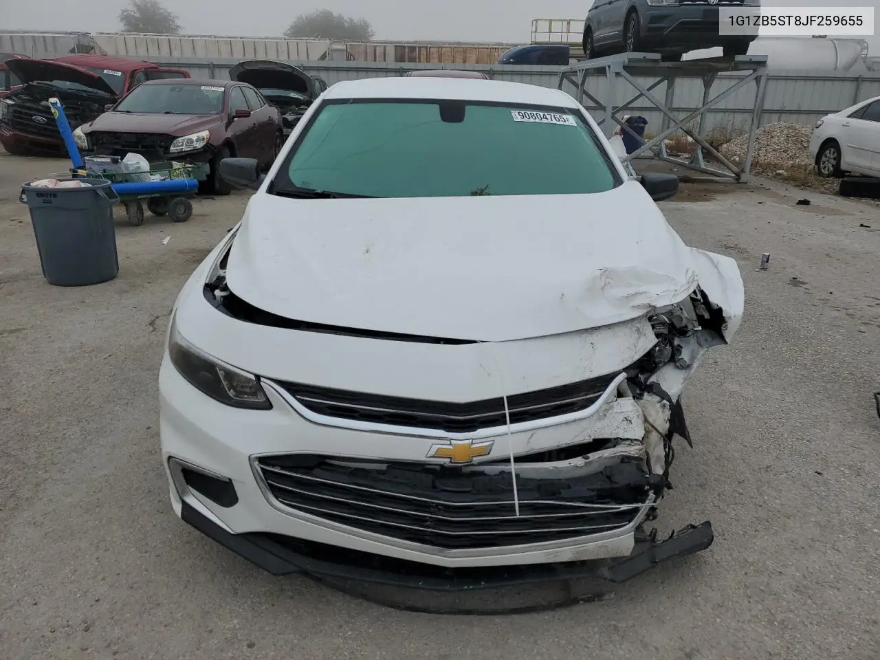 1G1ZB5ST8JF259655 2018 Chevrolet Malibu Ls