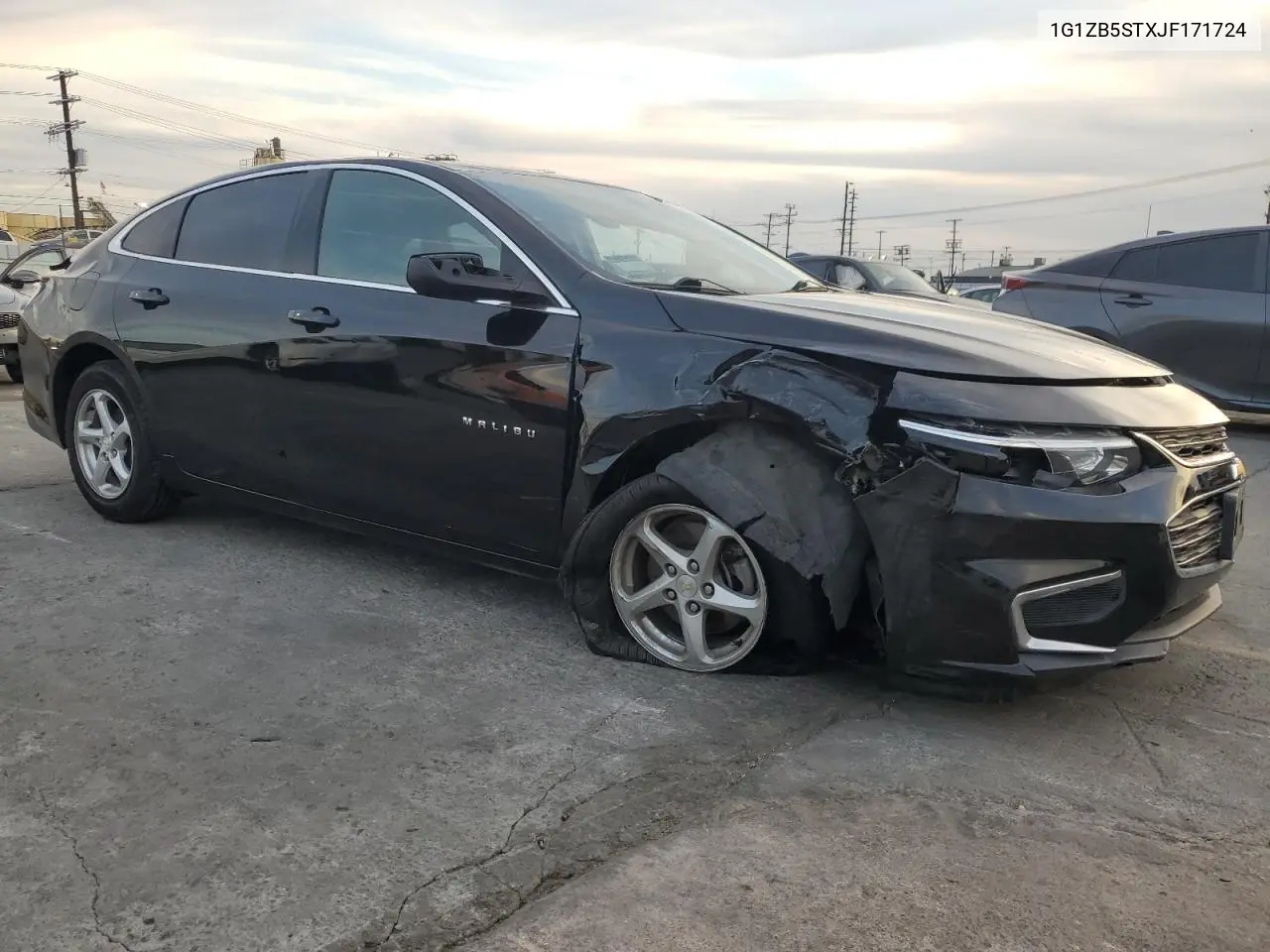 1G1ZB5STXJF171724 2018 Chevrolet Malibu Ls