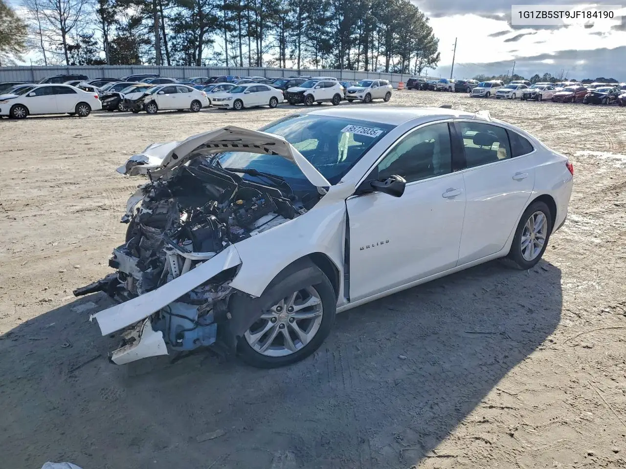 1G1ZB5ST9JF184190 2018 Chevrolet Malibu Ls