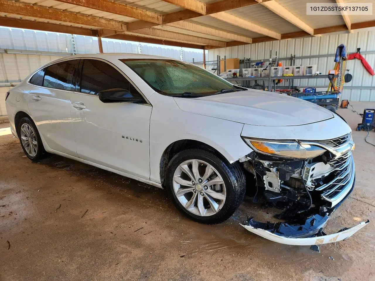 2019 Chevrolet Malibu Lt VIN: 1G1ZD5ST5KF137105 Lot: 54545776