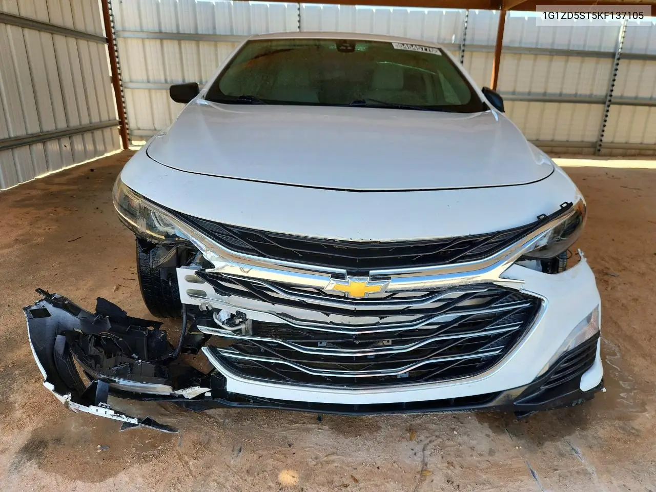 2019 Chevrolet Malibu Lt VIN: 1G1ZD5ST5KF137105 Lot: 54545776