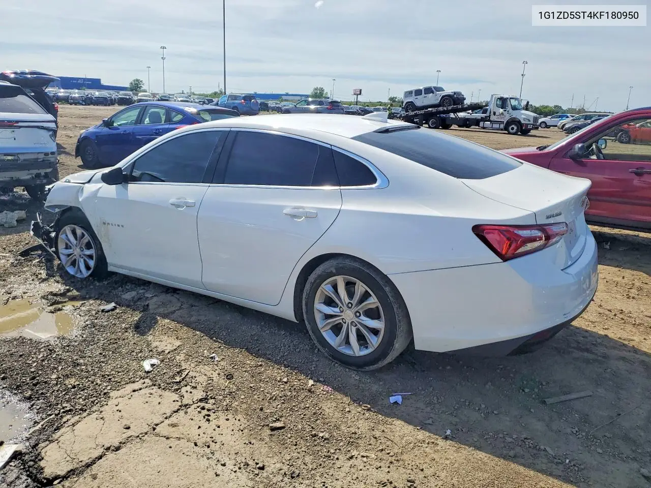 2019 Chevrolet Malibu Lt VIN: 1G1ZD5ST4KF180950 Lot: 57174516
