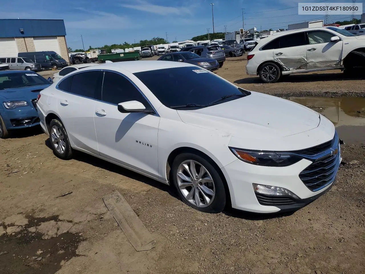 2019 Chevrolet Malibu Lt VIN: 1G1ZD5ST4KF180950 Lot: 57174516