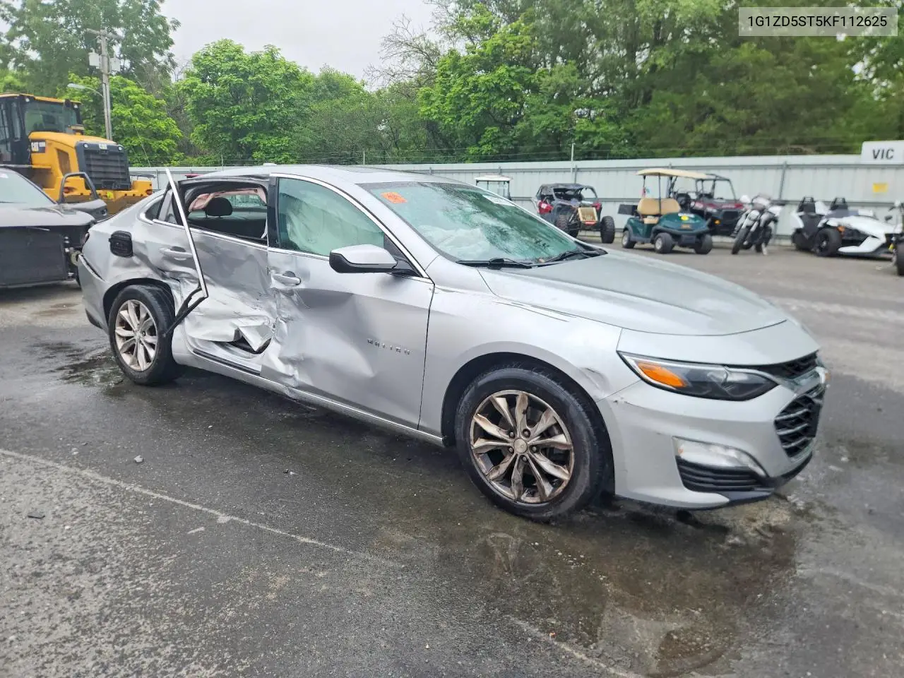 2019 Chevrolet Malibu Lt VIN: 1G1ZD5ST5KF112625 Lot: 59350616