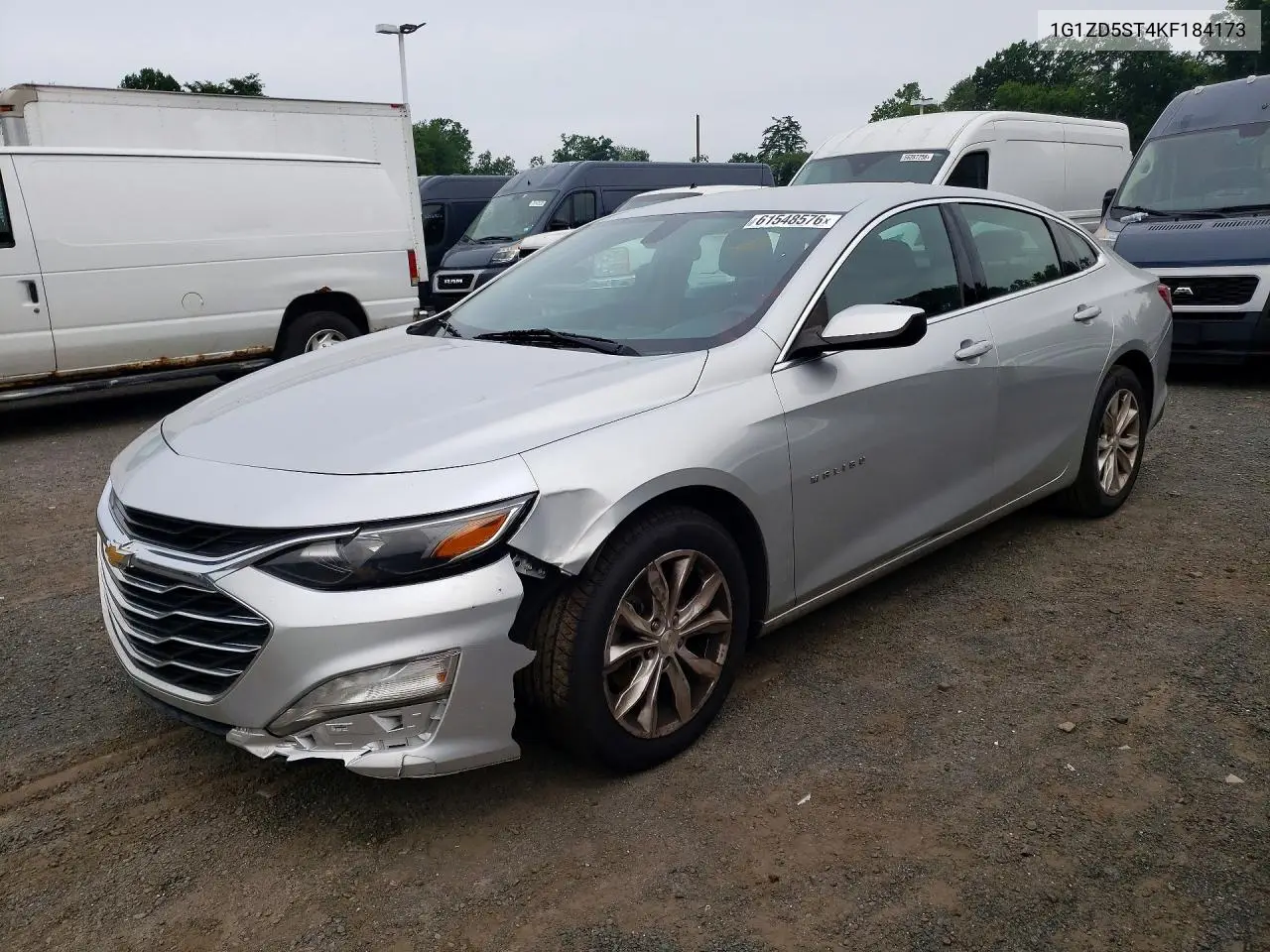 2019 Chevrolet Malibu Lt VIN: 1G1ZD5ST4KF184173 Lot: 61548576
