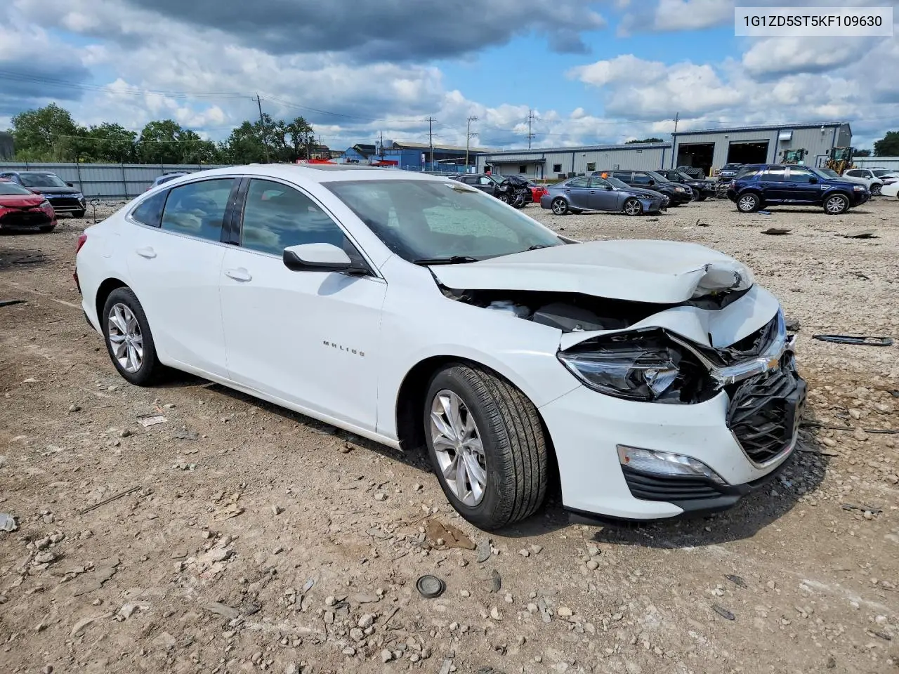 2019 Chevrolet Malibu Lt VIN: 1G1ZD5ST5KF109630 Lot: 61640416