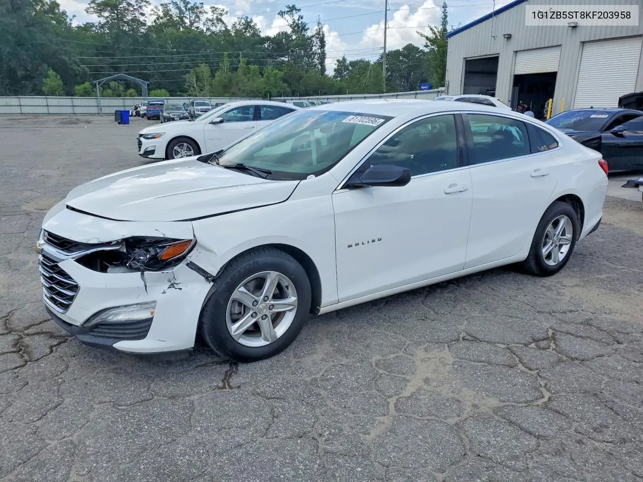 2019 Chevrolet Malibu Ls VIN: 1G1ZB5ST8KF203958 Lot: 61702596
