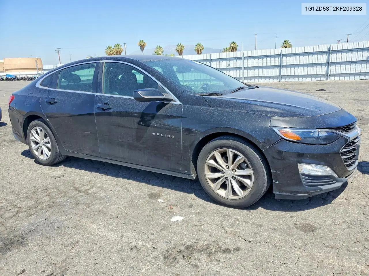 2019 Chevrolet Malibu Lt VIN: 1G1ZD5ST2KF209328 Lot: 61778726