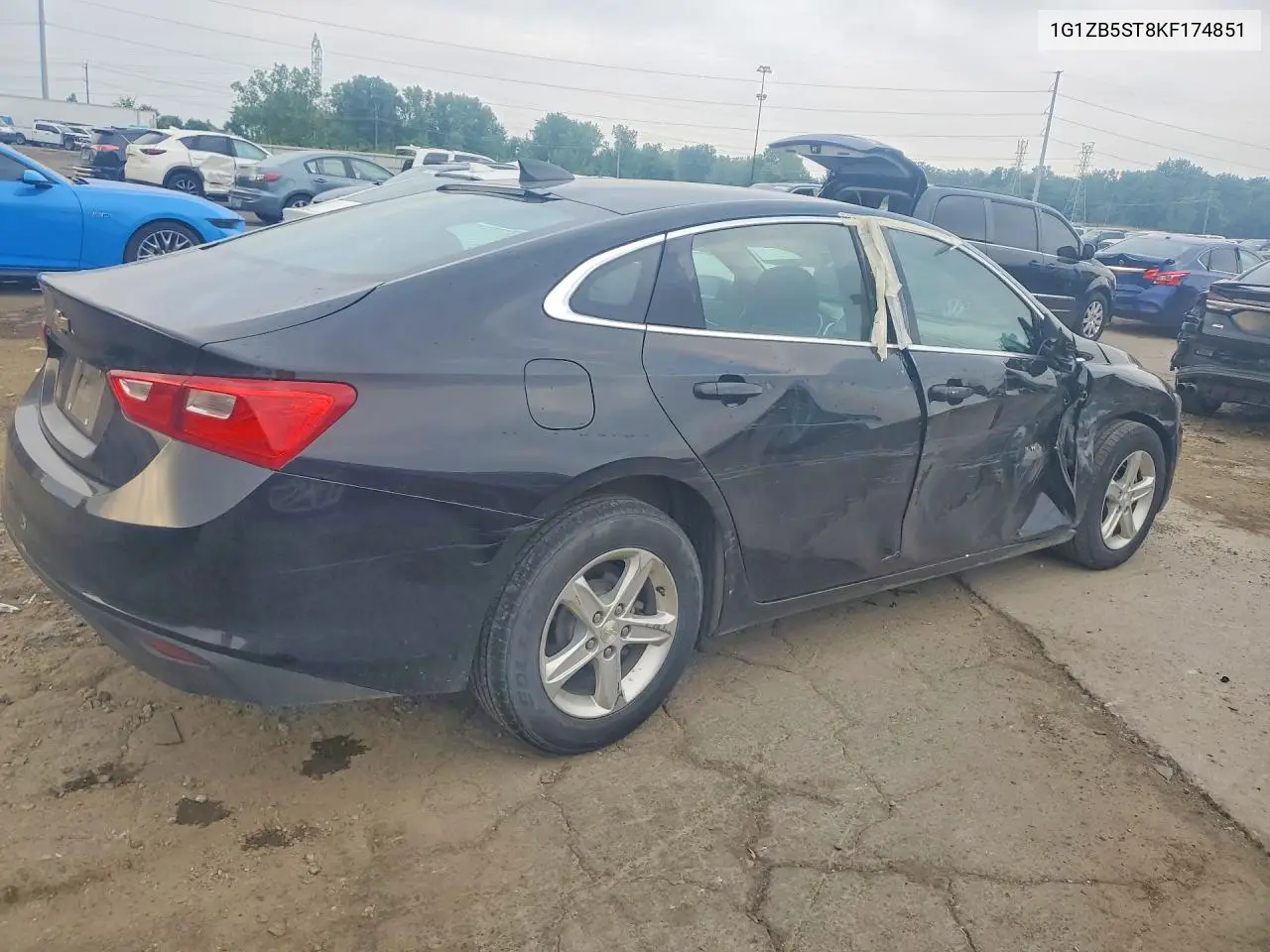 2019 Chevrolet Malibu Ls VIN: 1G1ZB5ST8KF174851 Lot: 61837616