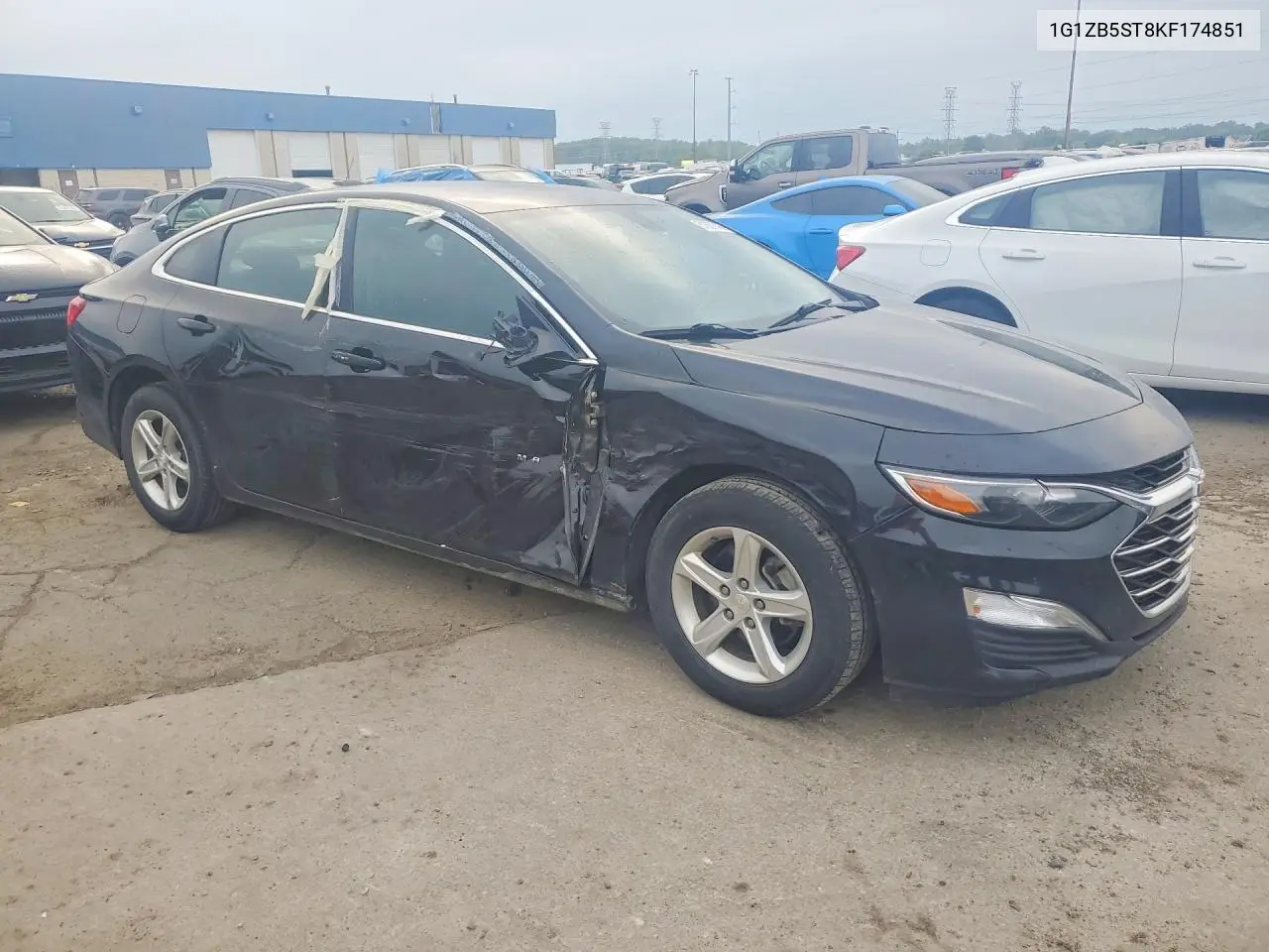 2019 Chevrolet Malibu Ls VIN: 1G1ZB5ST8KF174851 Lot: 61837616