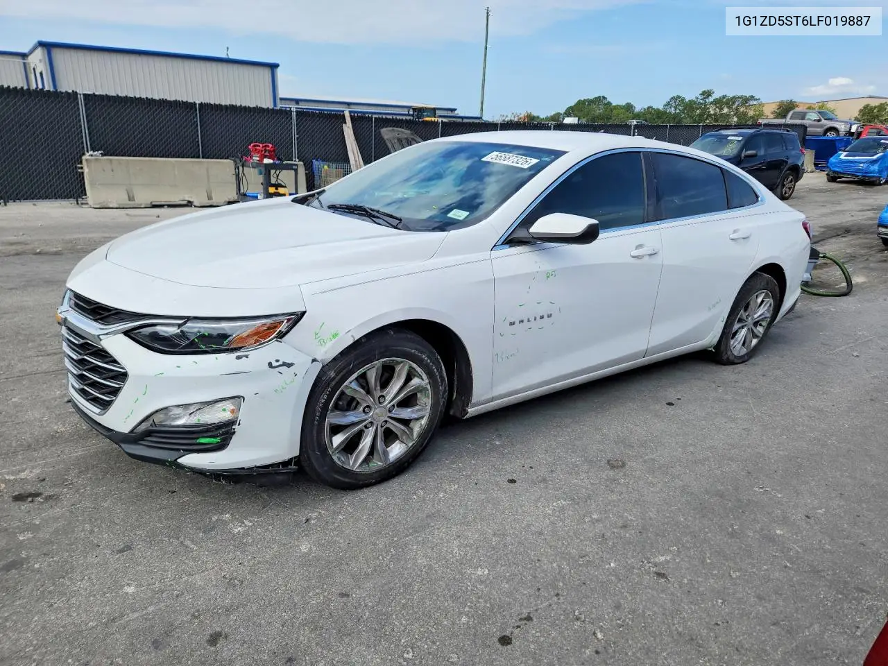 2020 Chevrolet Malibu Lt VIN: 1G1ZD5ST6LF019887 Lot: 56587326