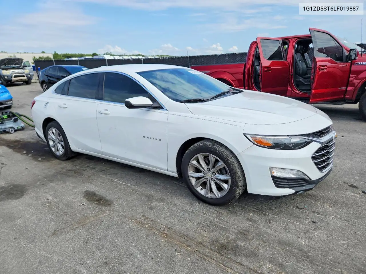 2020 Chevrolet Malibu Lt VIN: 1G1ZD5ST6LF019887 Lot: 56587326