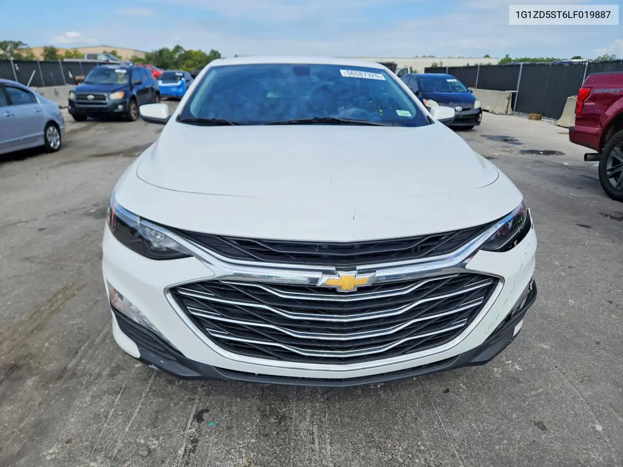 2020 Chevrolet Malibu Lt VIN: 1G1ZD5ST6LF019887 Lot: 56587326