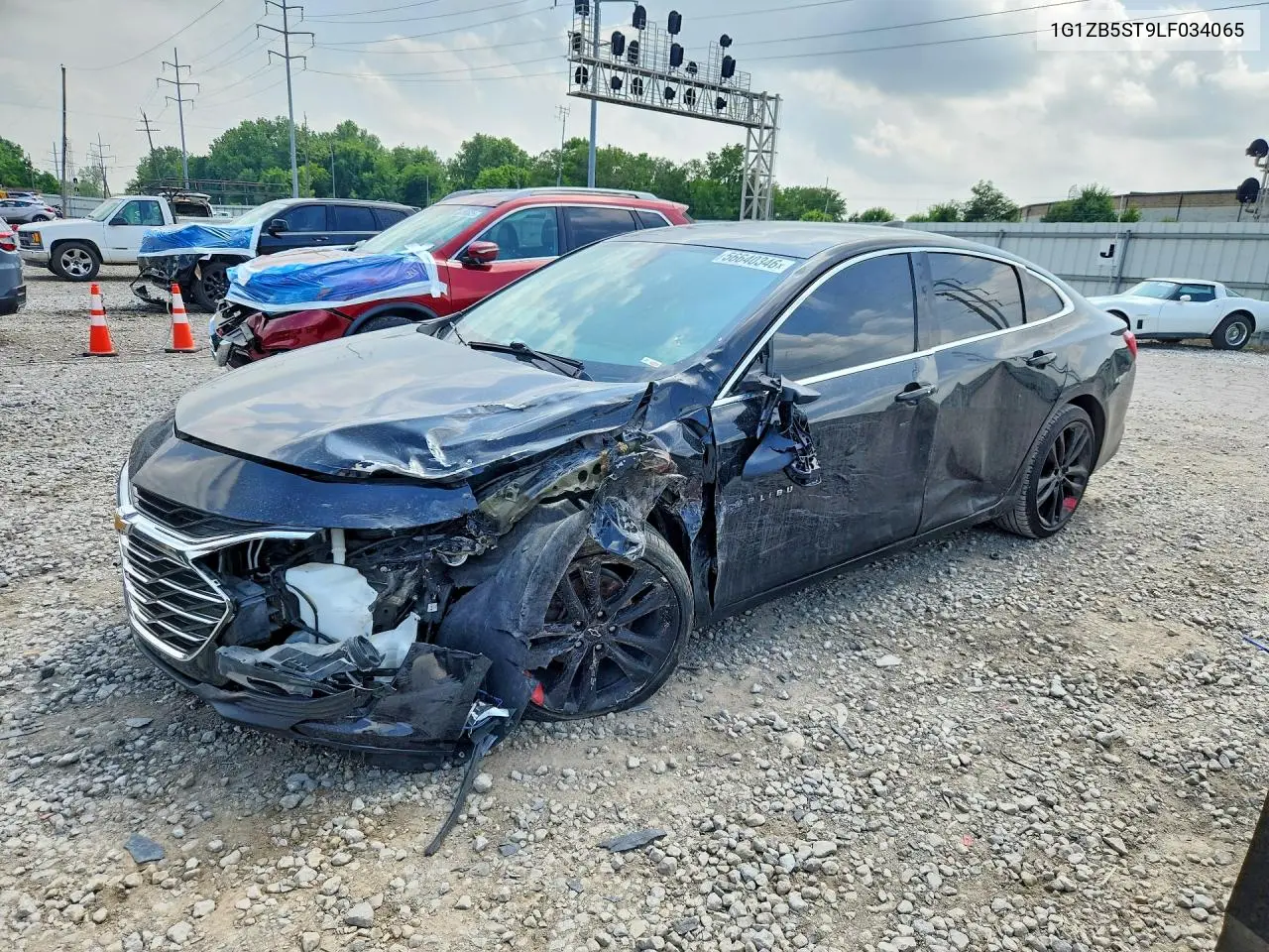 2020 Chevrolet Malibu Ls VIN: 1G1ZB5ST9LF034065 Lot: 56640346