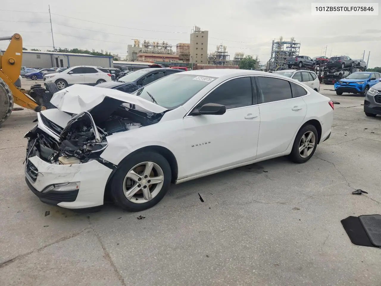 2020 Chevrolet Malibu Ls VIN: 1G1ZB5ST0LF075846 Lot: 57319076