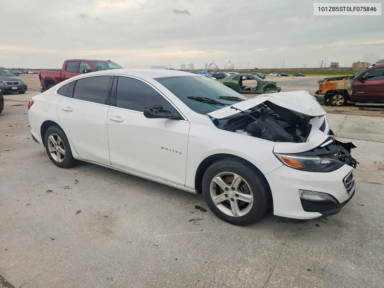 2020 Chevrolet Malibu Ls VIN: 1G1ZB5ST0LF075846 Lot: 57319076