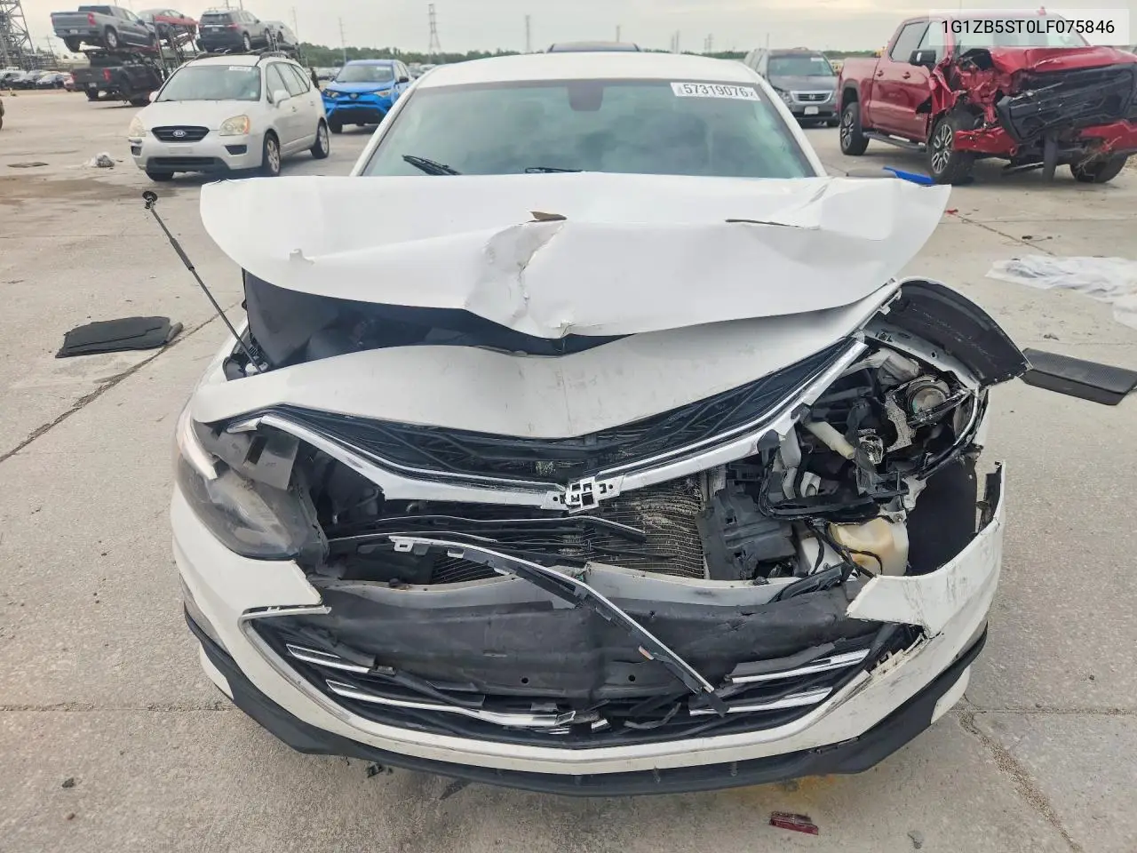 2020 Chevrolet Malibu Ls VIN: 1G1ZB5ST0LF075846 Lot: 57319076