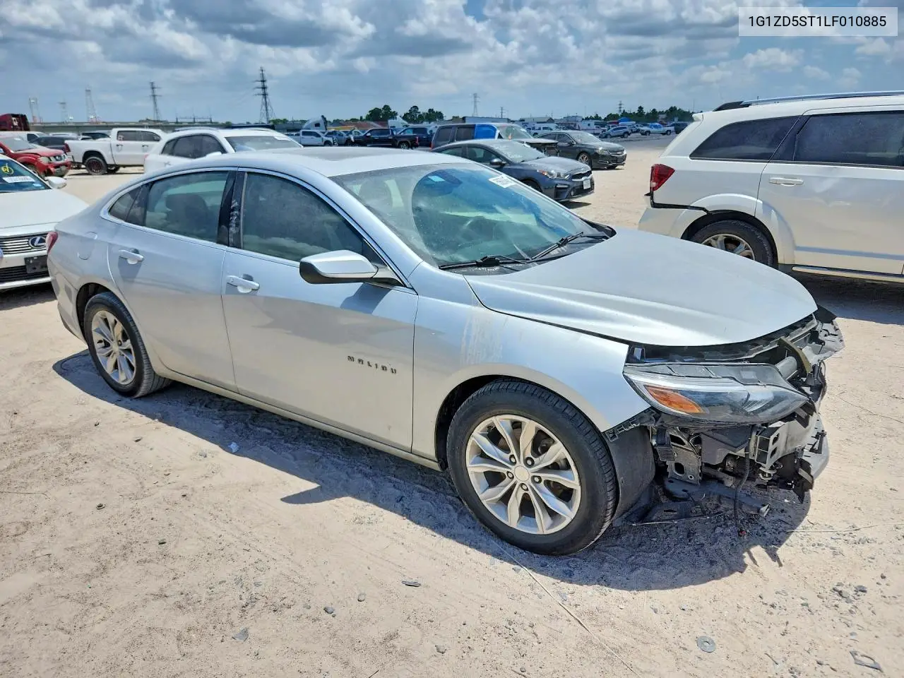 2020 Chevrolet Malibu Lt VIN: 1G1ZD5ST1LF010885 Lot: 58693466