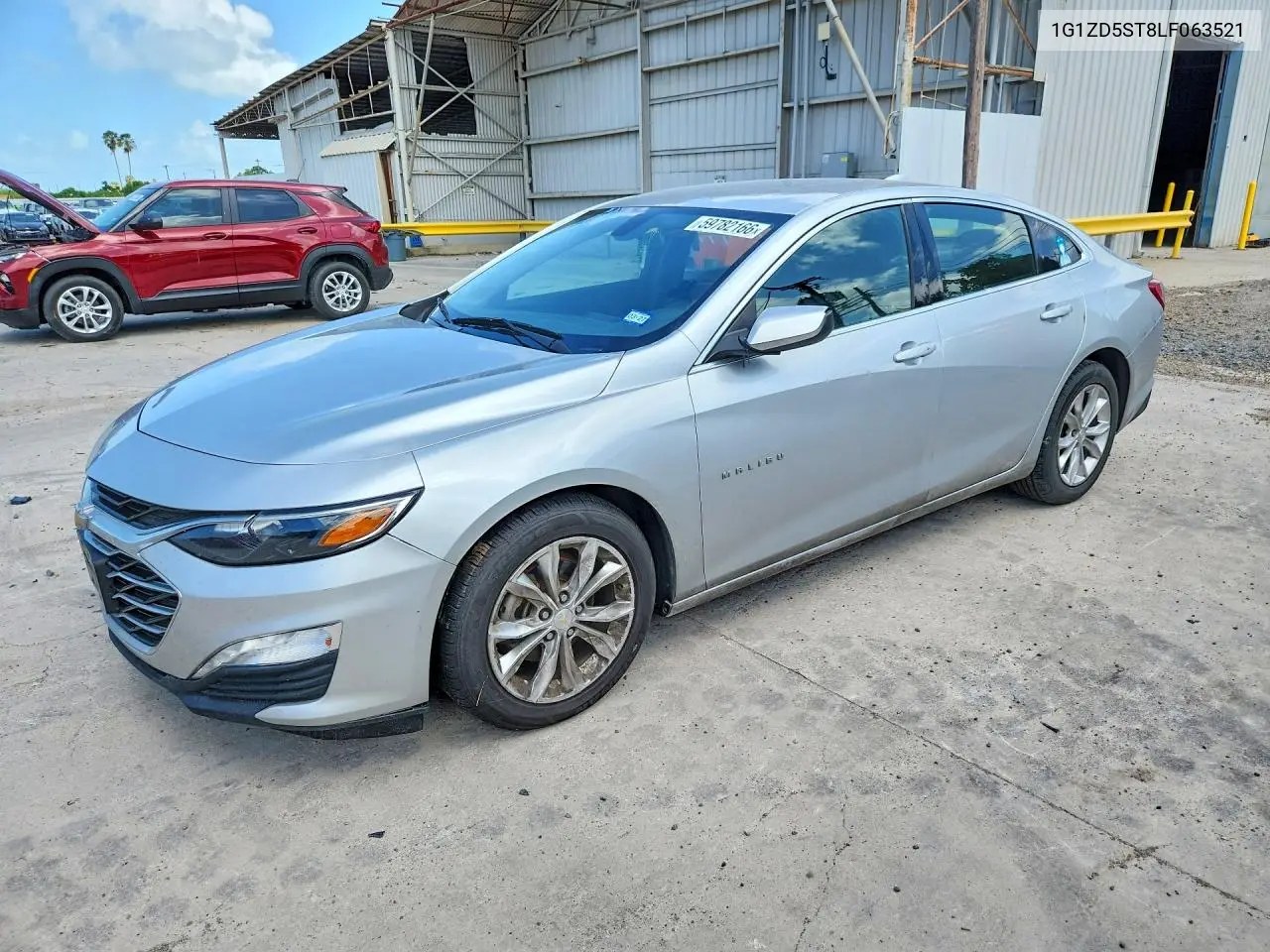 2020 Chevrolet Malibu Lt VIN: 1G1ZD5ST8LF063521 Lot: 59782166