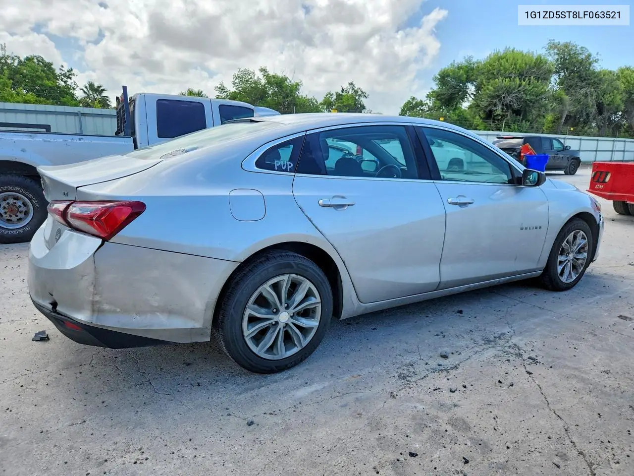 2020 Chevrolet Malibu Lt VIN: 1G1ZD5ST8LF063521 Lot: 59782166