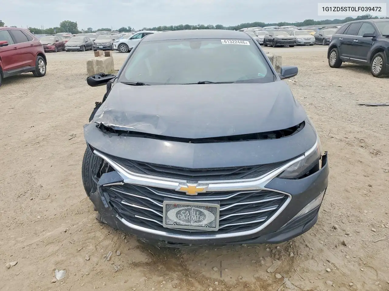 2020 Chevrolet Malibu Lt VIN: 1G1ZD5ST0LF039472 Lot: 61322446