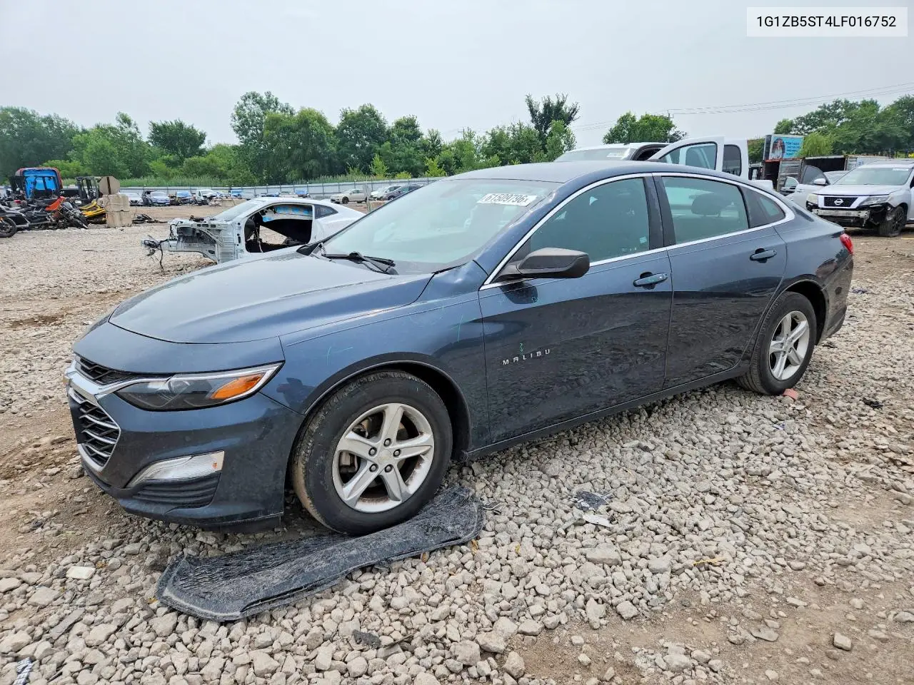 2020 Chevrolet Malibu Ls VIN: 1G1ZB5ST4LF016752 Lot: 61509796