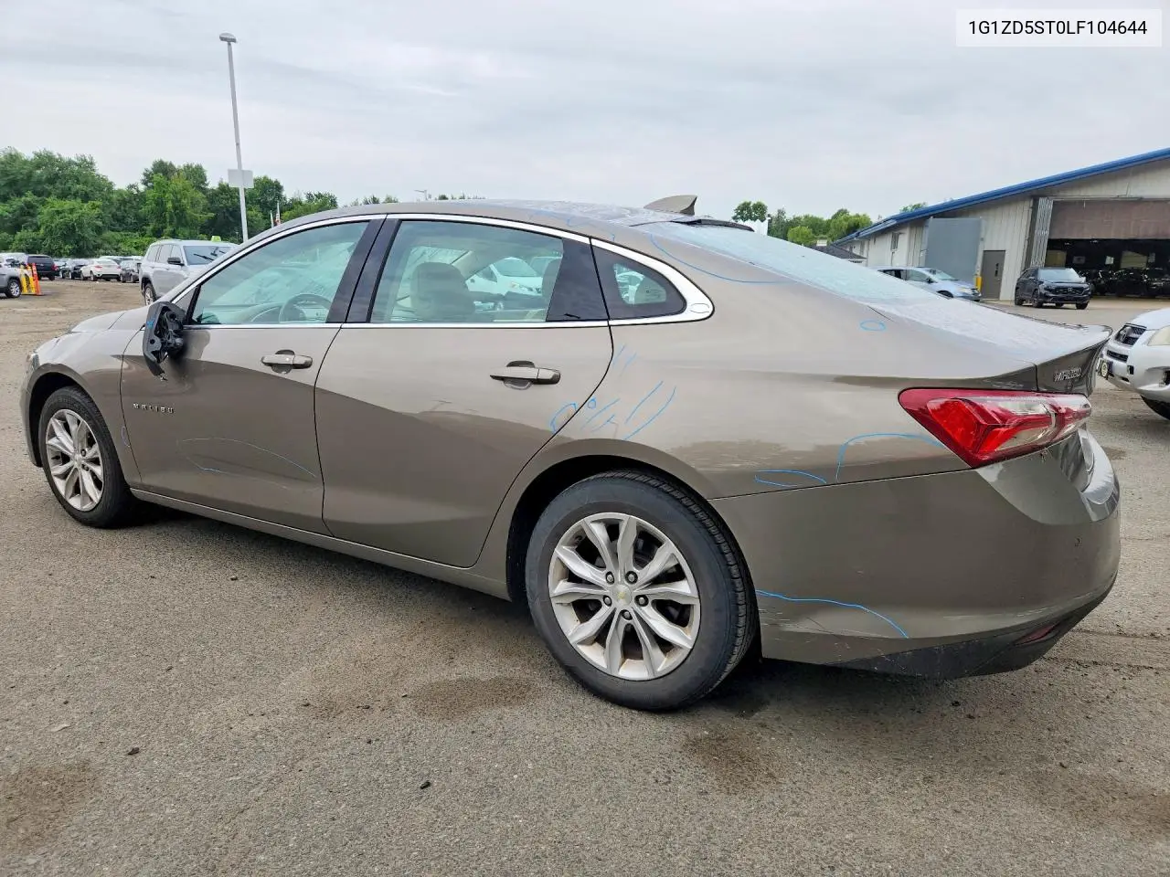 2020 Chevrolet Malibu Lt VIN: 1G1ZD5ST0LF104644 Lot: 61526076