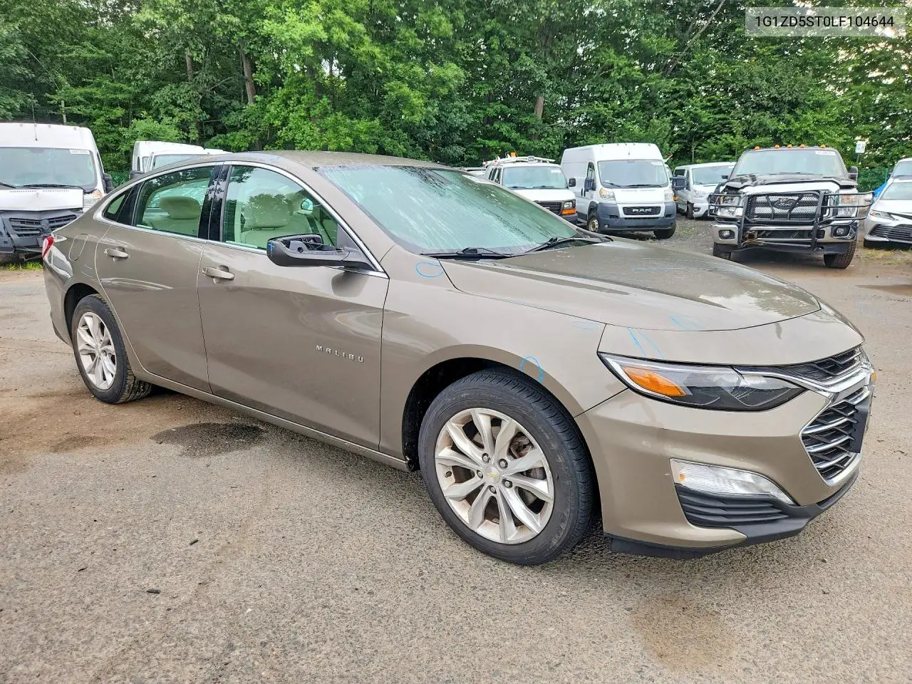 2020 Chevrolet Malibu Lt VIN: 1G1ZD5ST0LF104644 Lot: 61526076