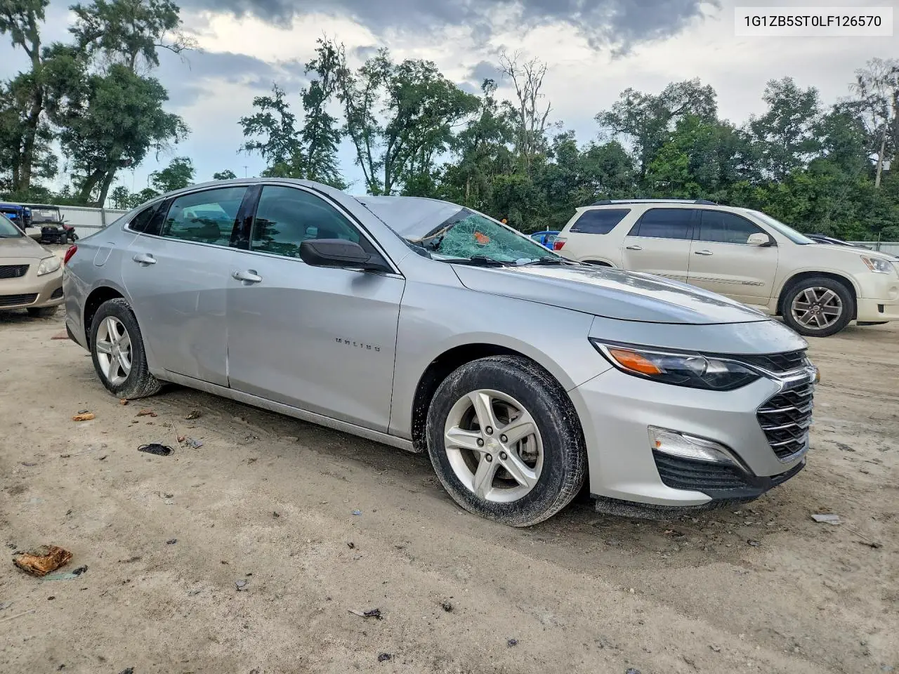 2020 Chevrolet Malibu Ls VIN: 1G1ZB5ST0LF126570 Lot: 61714986
