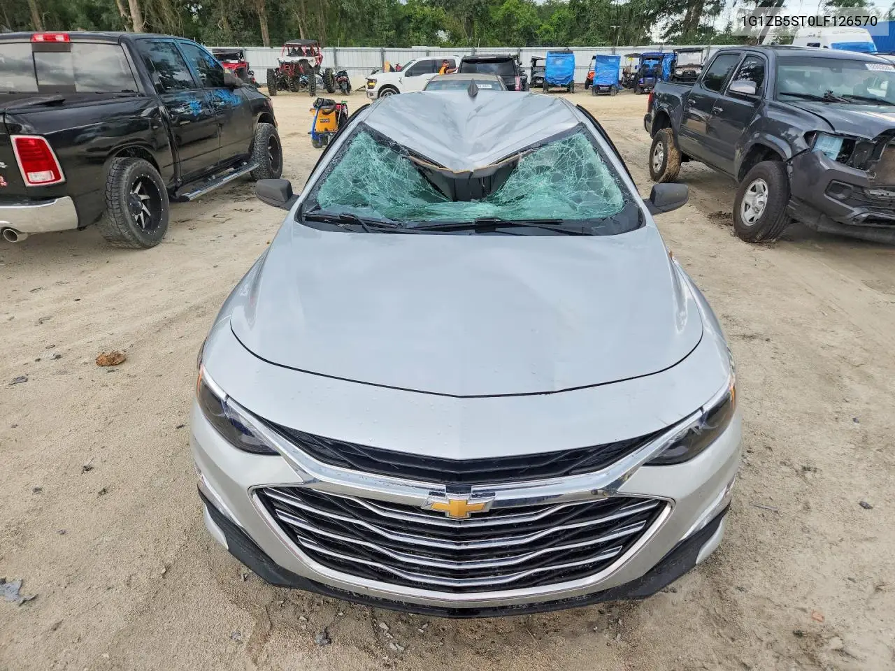2020 Chevrolet Malibu Ls VIN: 1G1ZB5ST0LF126570 Lot: 61714986