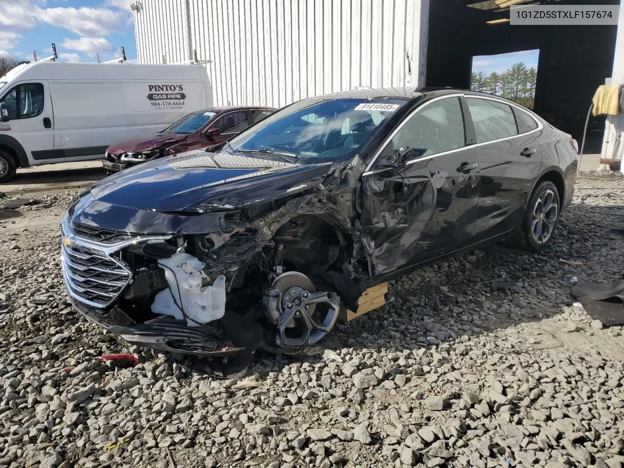 1G1ZD5STXLF157674 2020 Chevrolet Malibu Lt