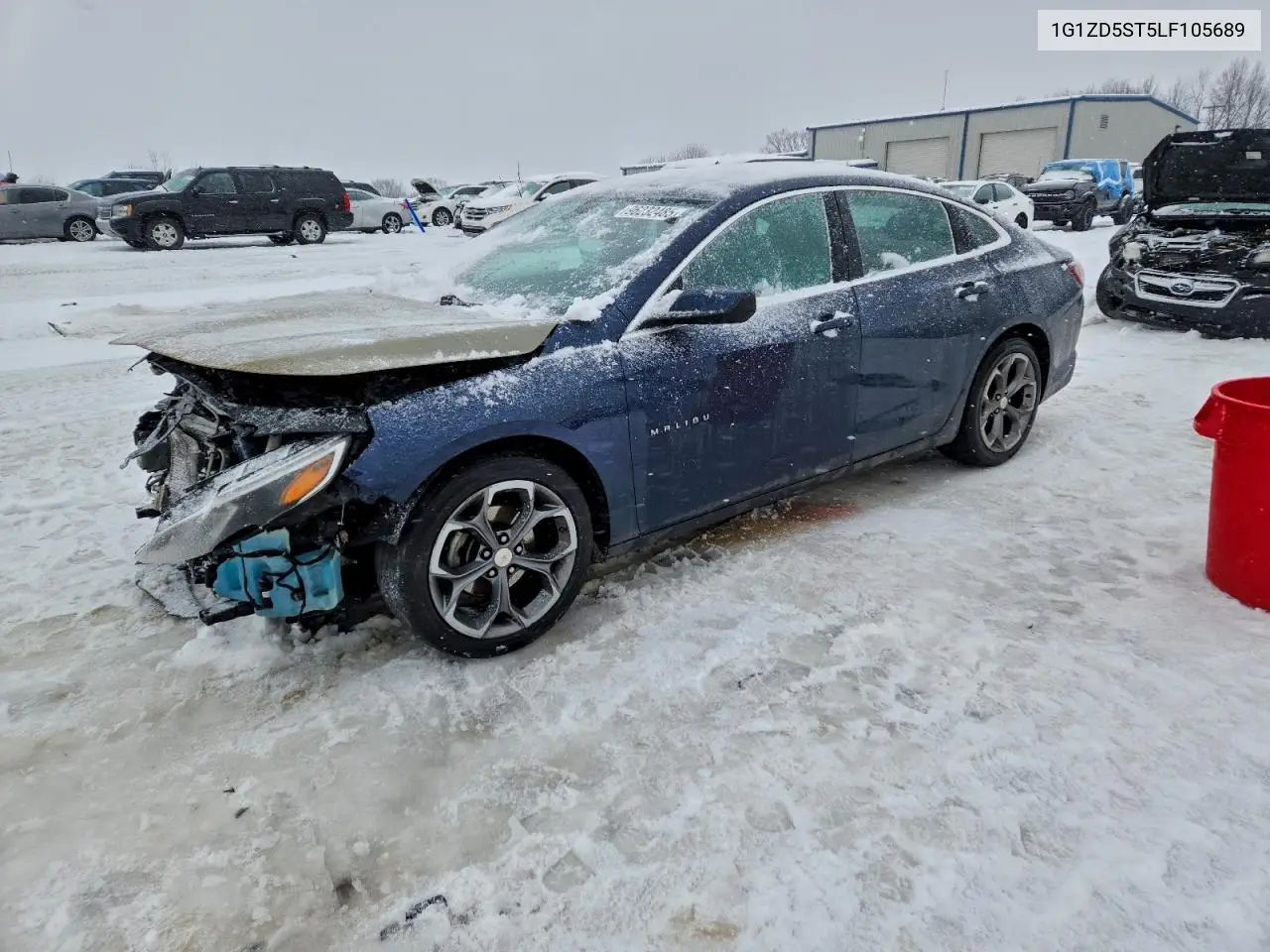 1G1ZD5ST5LF105689 2020 Chevrolet Malibu Lt