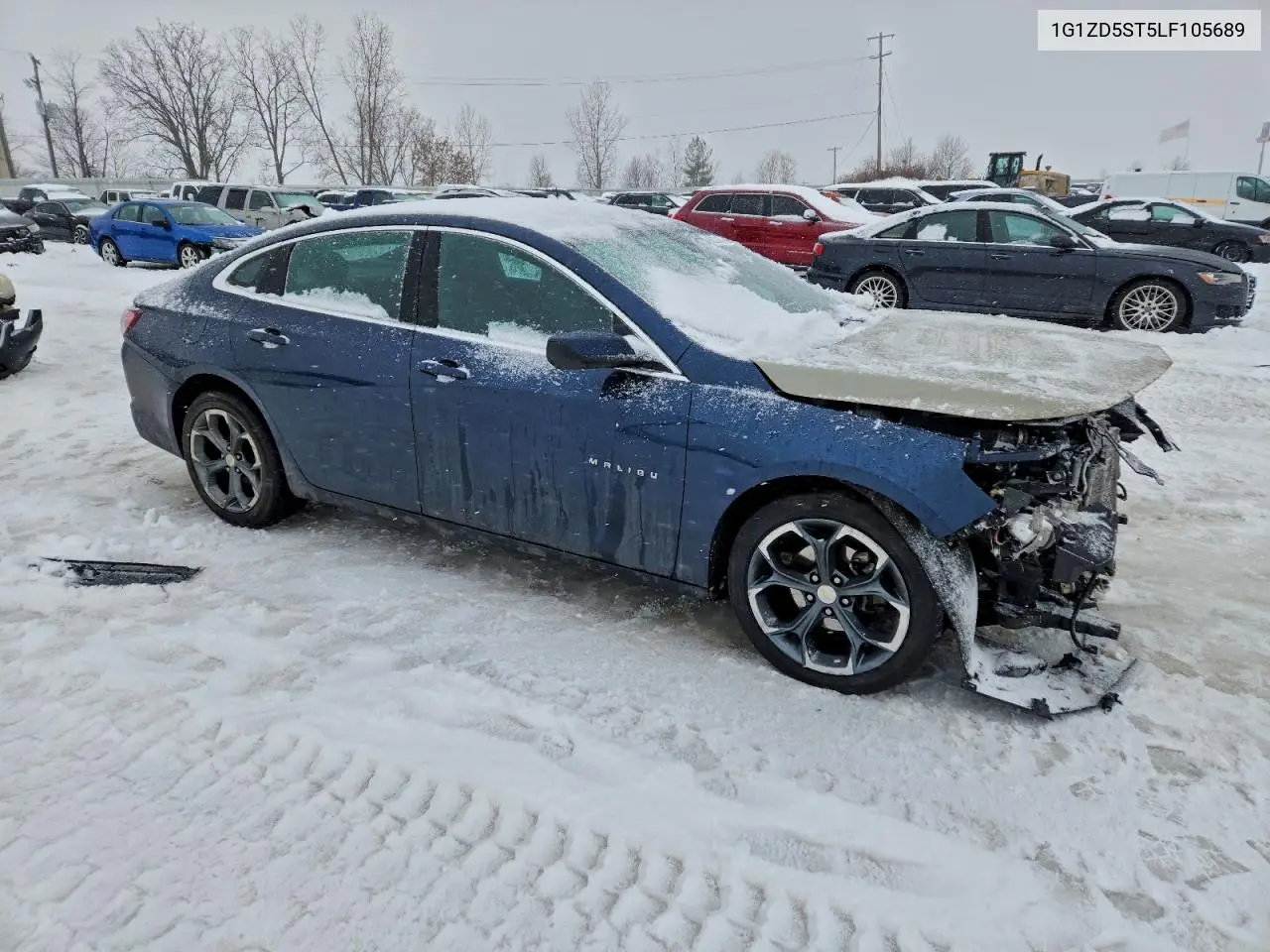 1G1ZD5ST5LF105689 2020 Chevrolet Malibu Lt