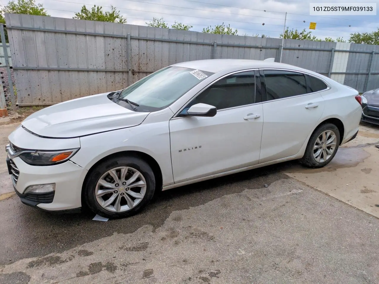 2021 Chevrolet Malibu Lt VIN: 1G1ZD5ST9MF039133 Lot: 51022636