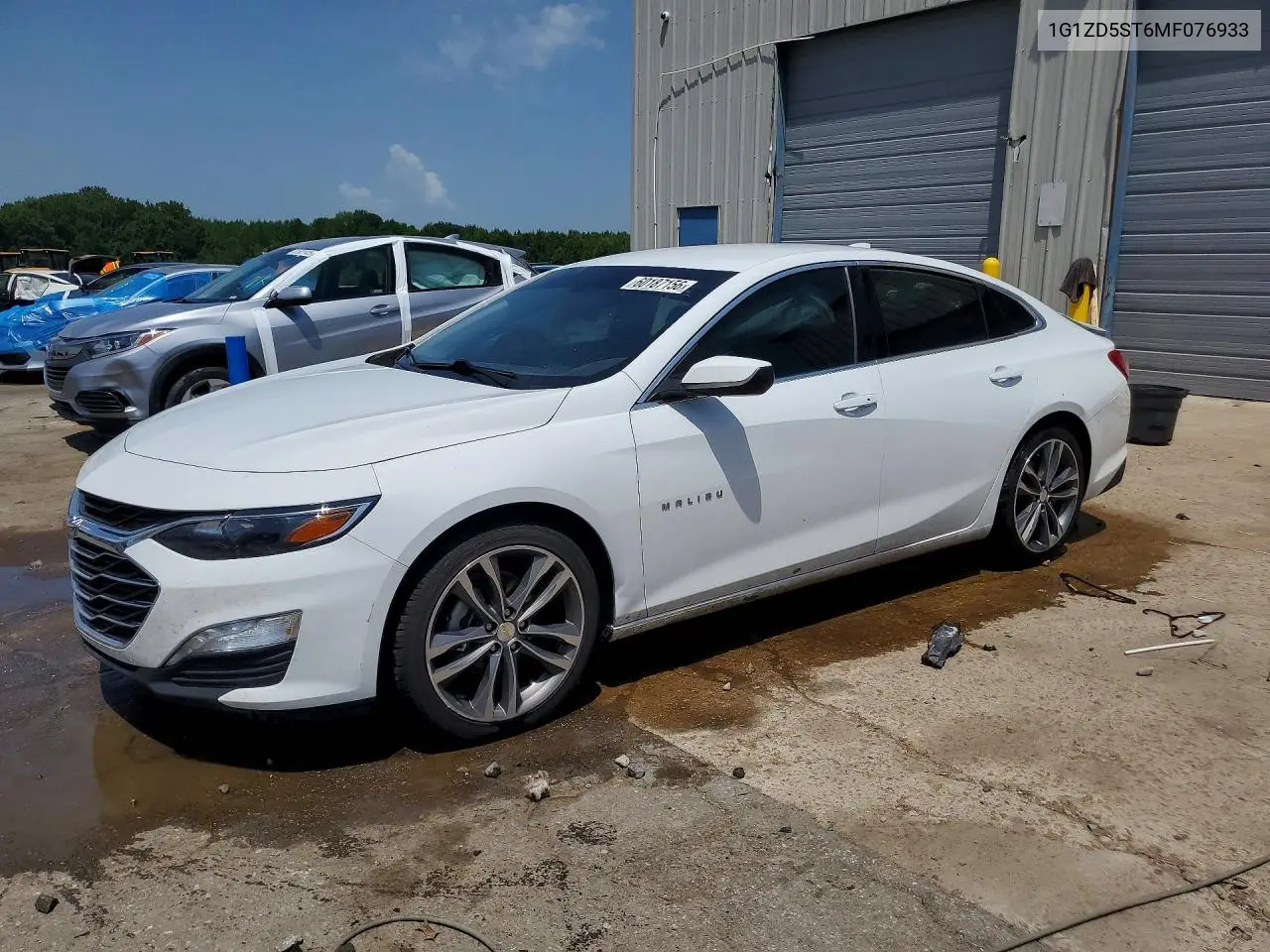 2021 Chevrolet Malibu Lt VIN: 1G1ZD5ST6MF076933 Lot: 60187156