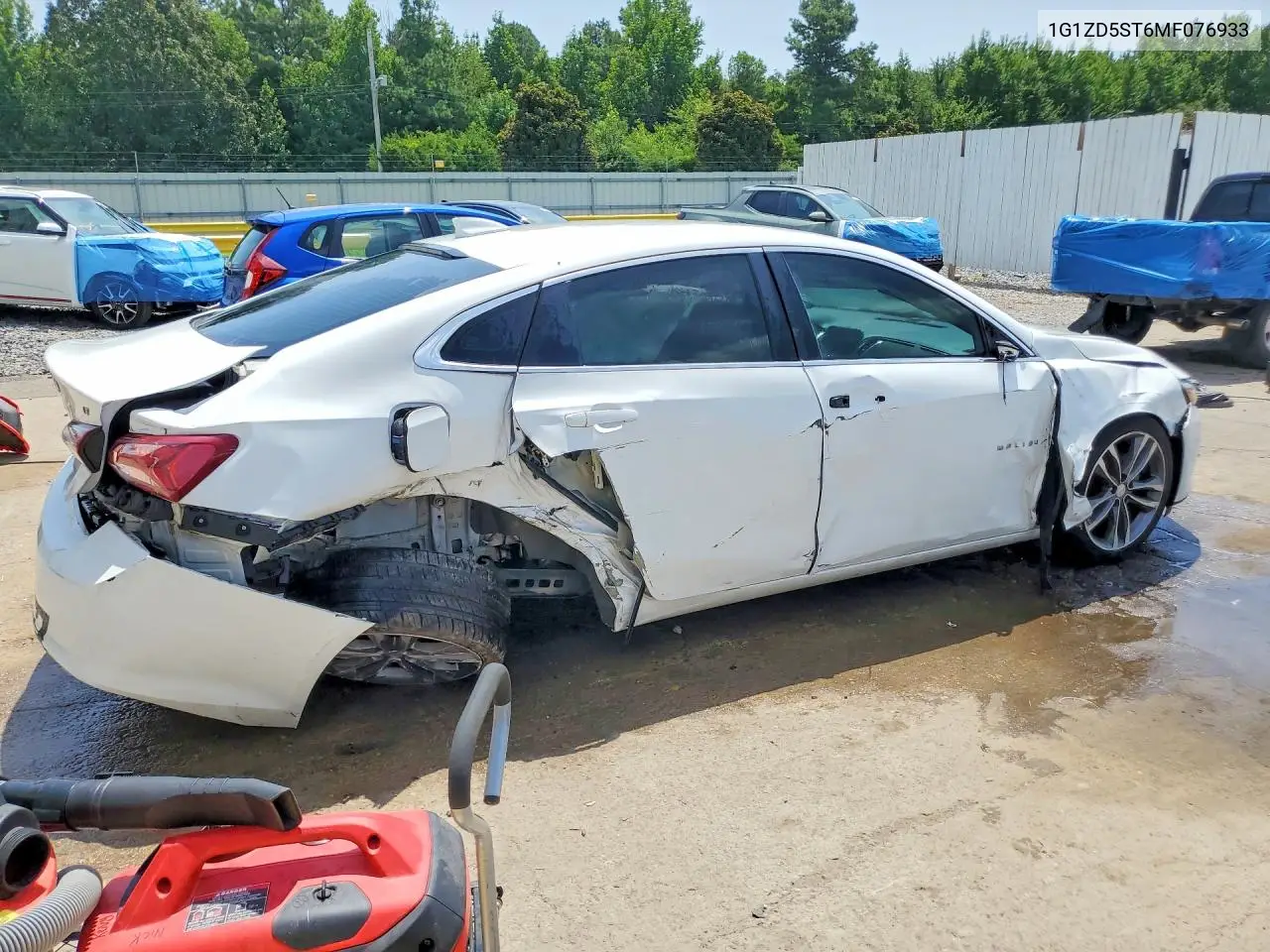 2021 Chevrolet Malibu Lt VIN: 1G1ZD5ST6MF076933 Lot: 60187156