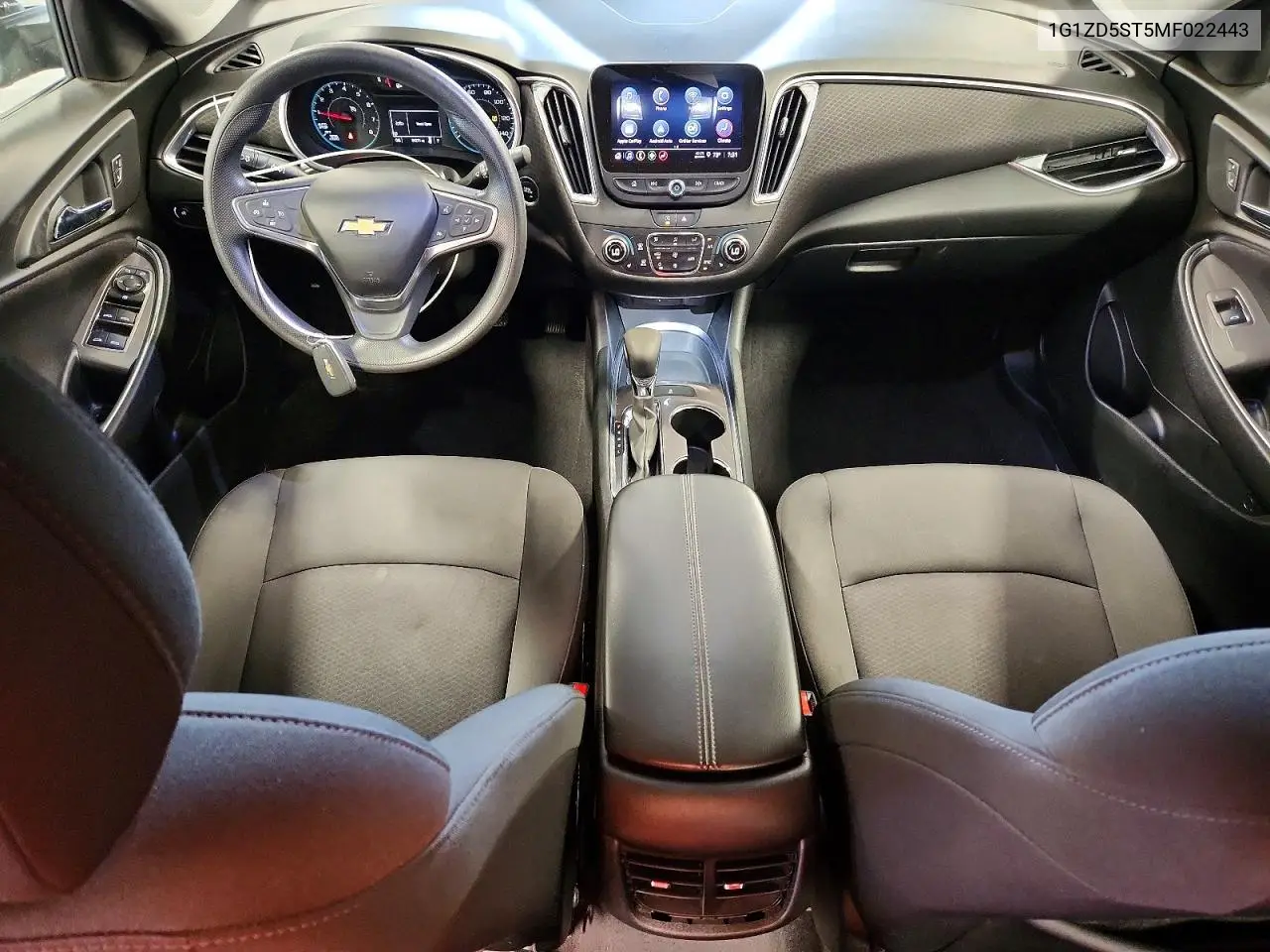 2021 Chevrolet Malibu Lt VIN: 1G1ZD5ST5MF022443 Lot: 61310686