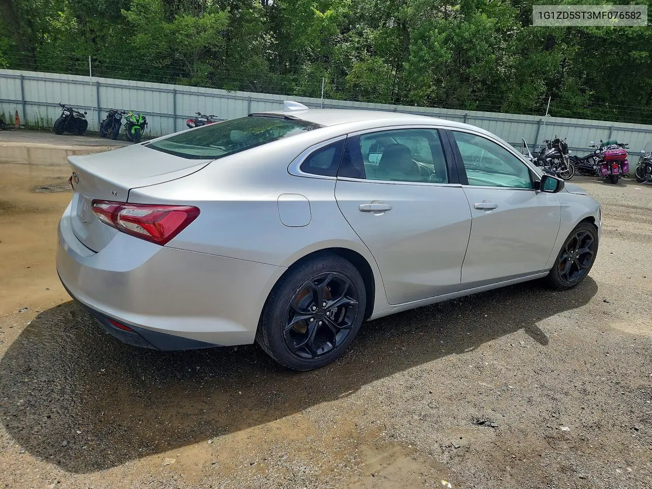 2021 Chevrolet Malibu Lt VIN: 1G1ZD5ST3MF076582 Lot: 61389826