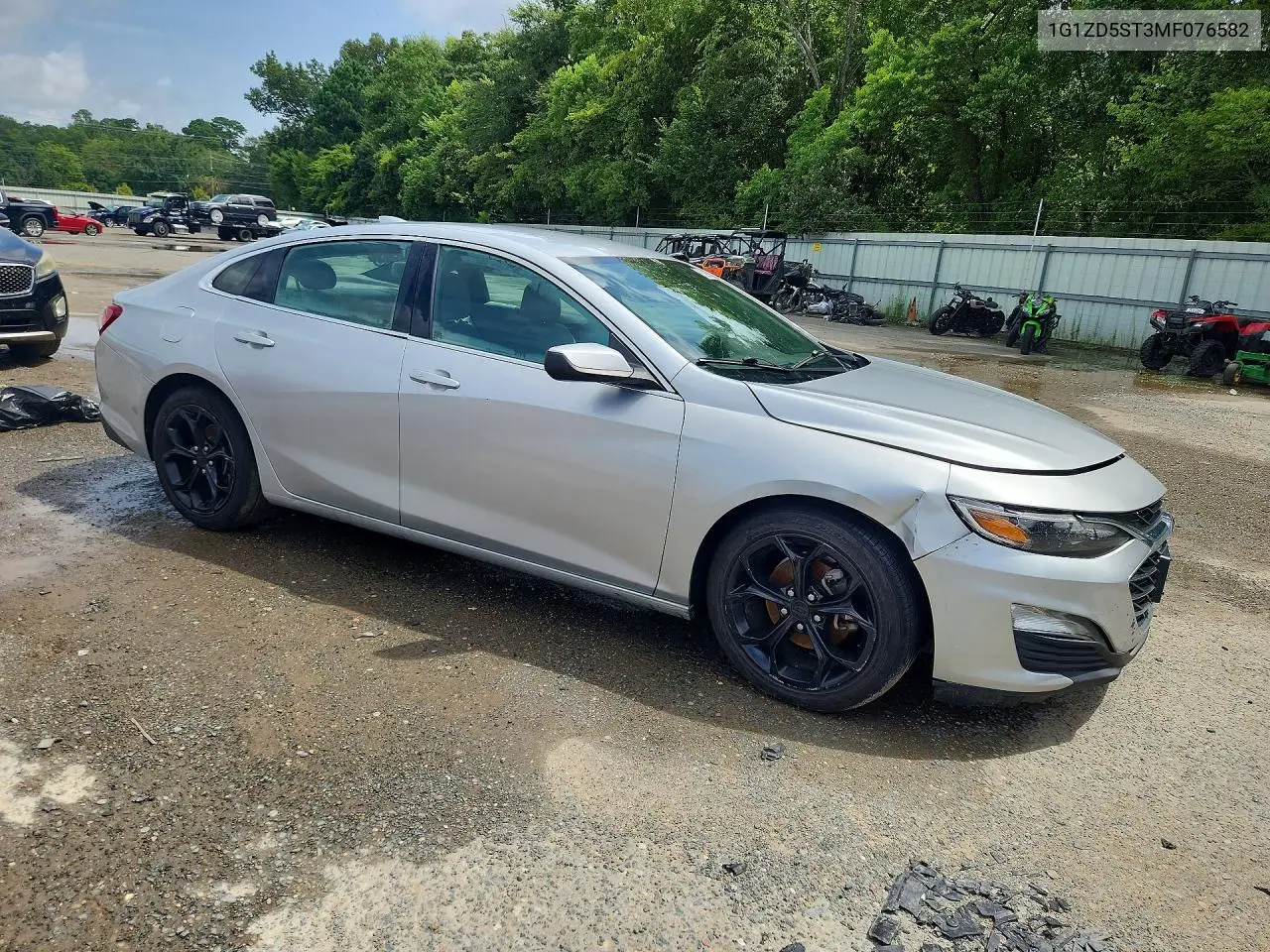 2021 Chevrolet Malibu Lt VIN: 1G1ZD5ST3MF076582 Lot: 61389826