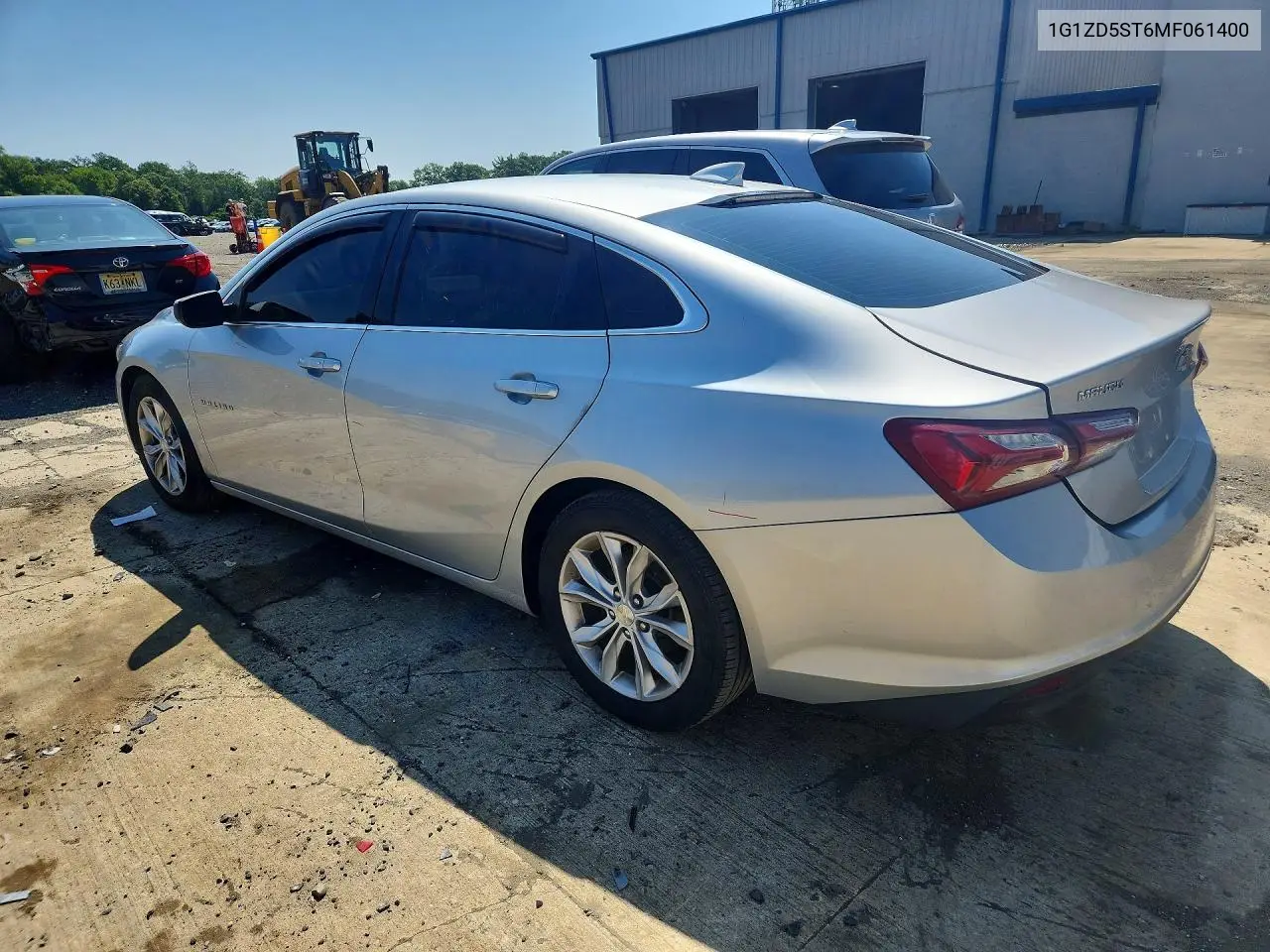 2021 Chevrolet Malibu Lt VIN: 1G1ZD5ST6MF061400 Lot: 61547976