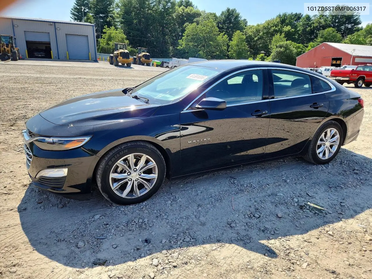 2021 Chevrolet Malibu Lt VIN: 1G1ZD5ST8MF006317 Lot: 61591696