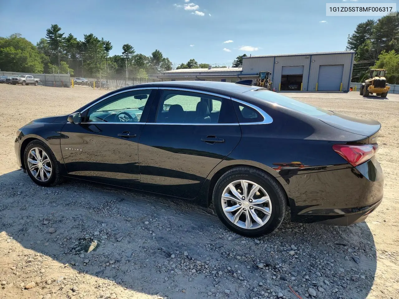 2021 Chevrolet Malibu Lt VIN: 1G1ZD5ST8MF006317 Lot: 61591696