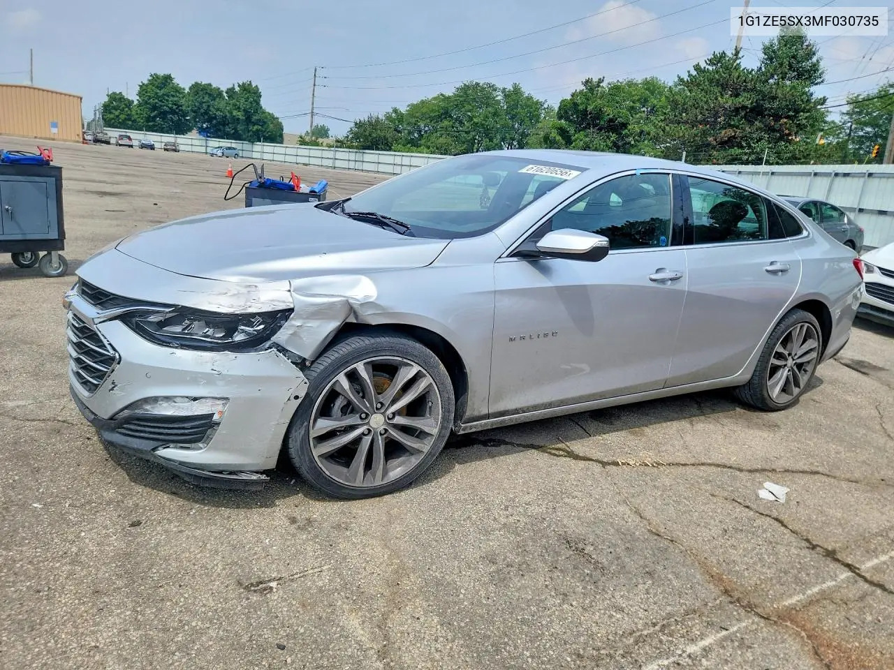 2021 Chevrolet Malibu Premier VIN: 1G1ZE5SX3MF030735 Lot: 61620656