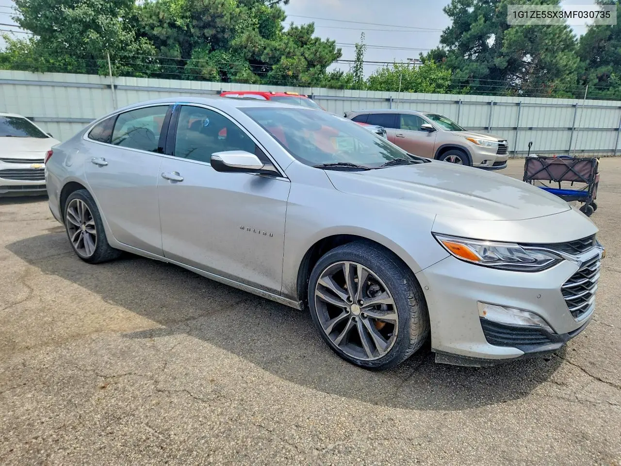2021 Chevrolet Malibu Premier VIN: 1G1ZE5SX3MF030735 Lot: 61620656