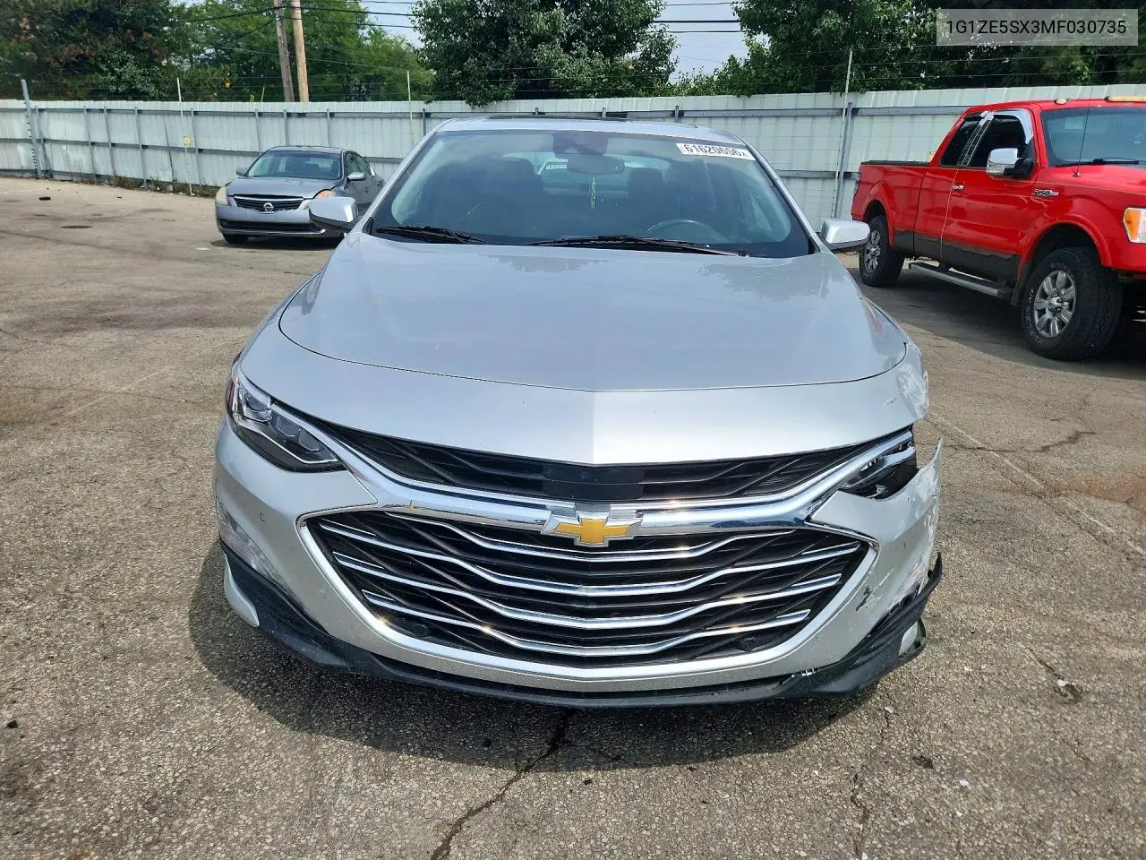 2021 Chevrolet Malibu Premier VIN: 1G1ZE5SX3MF030735 Lot: 61620656