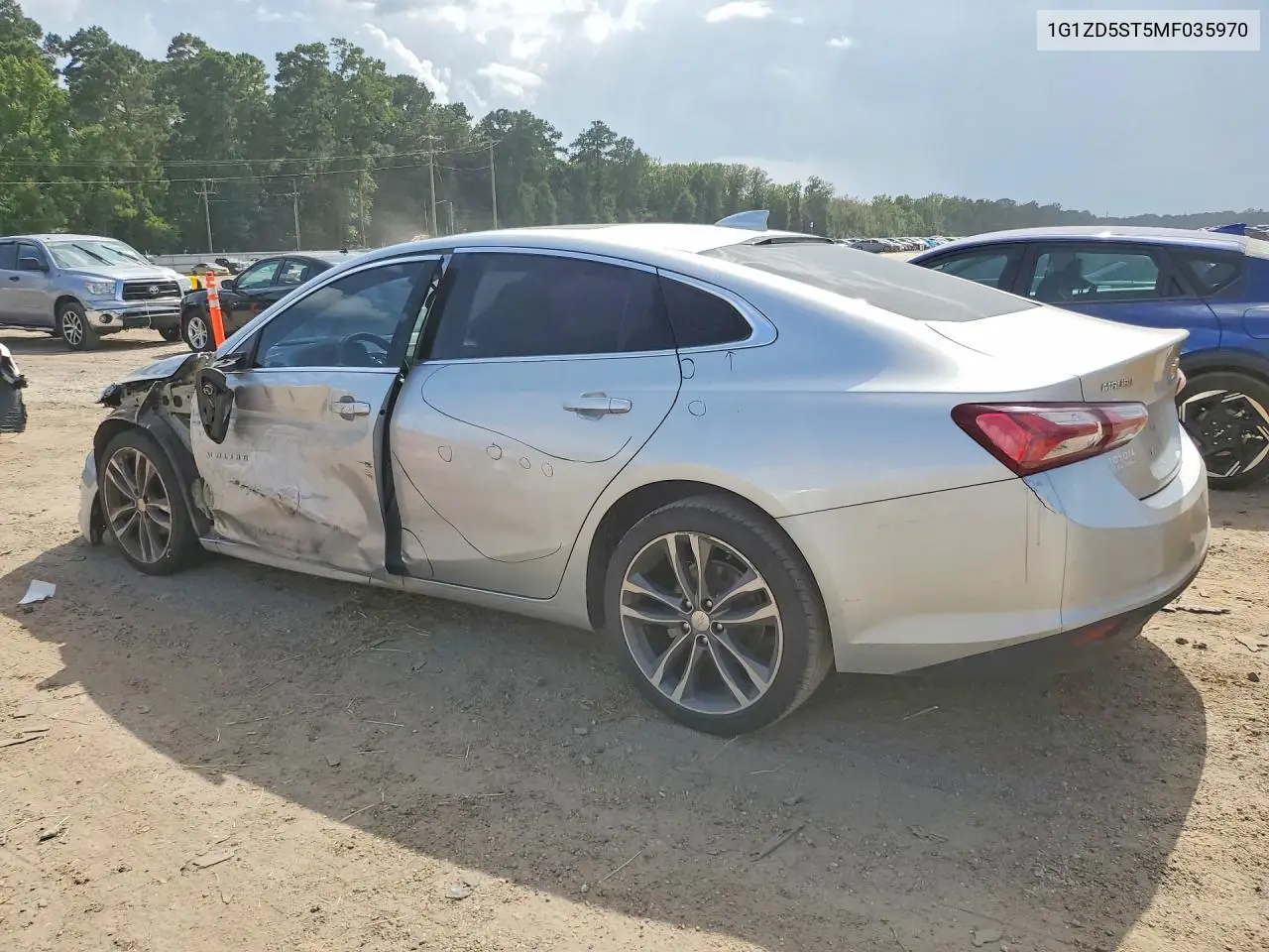 2021 Chevrolet Malibu Lt VIN: 1G1ZD5ST5MF035970 Lot: 61704266
