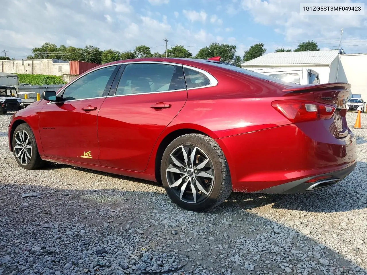 2021 Chevrolet Malibu Rs VIN: 1G1ZG5ST3MF049423 Lot: 61821546