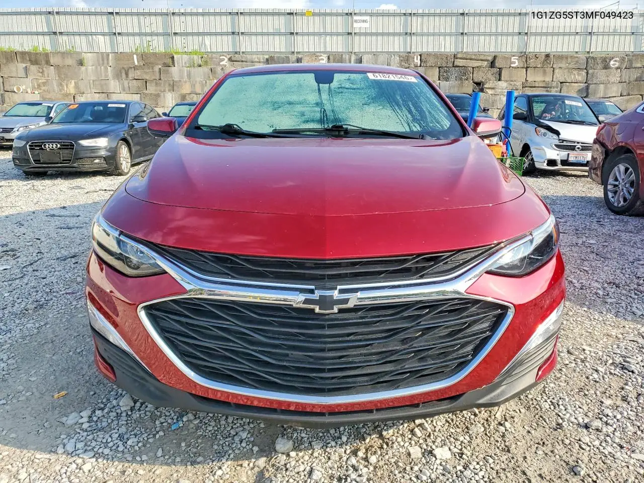 2021 Chevrolet Malibu Rs VIN: 1G1ZG5ST3MF049423 Lot: 61821546