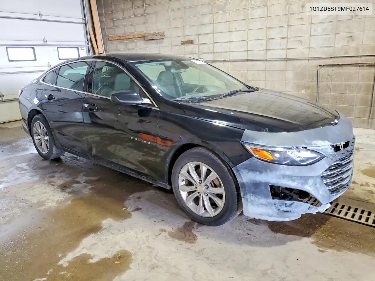 2021 Chevrolet Malibu Lt VIN: 1G1ZD5ST9MF027614 Lot: 62178206